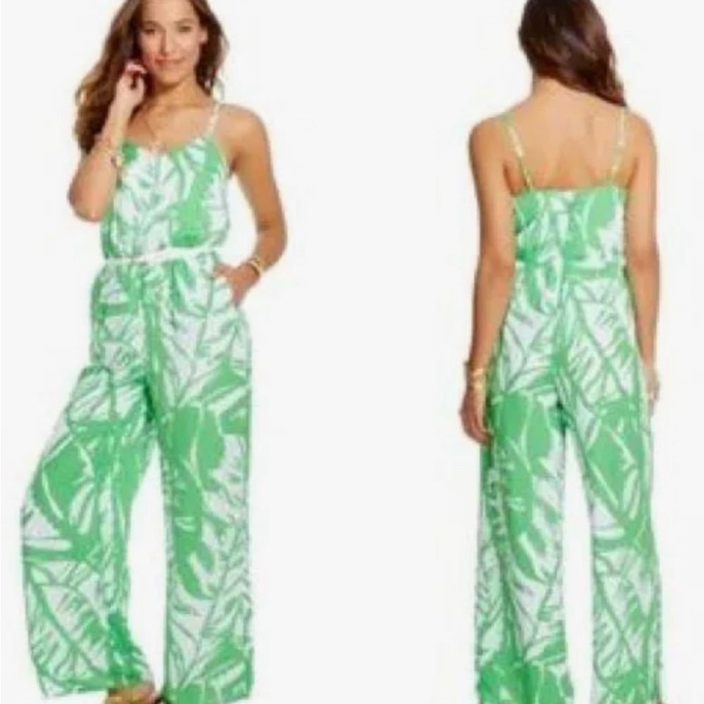 Palms Lilly Pulitzer Sz‎ XS Jumpsuit 20th Anniversary Collection For Target
